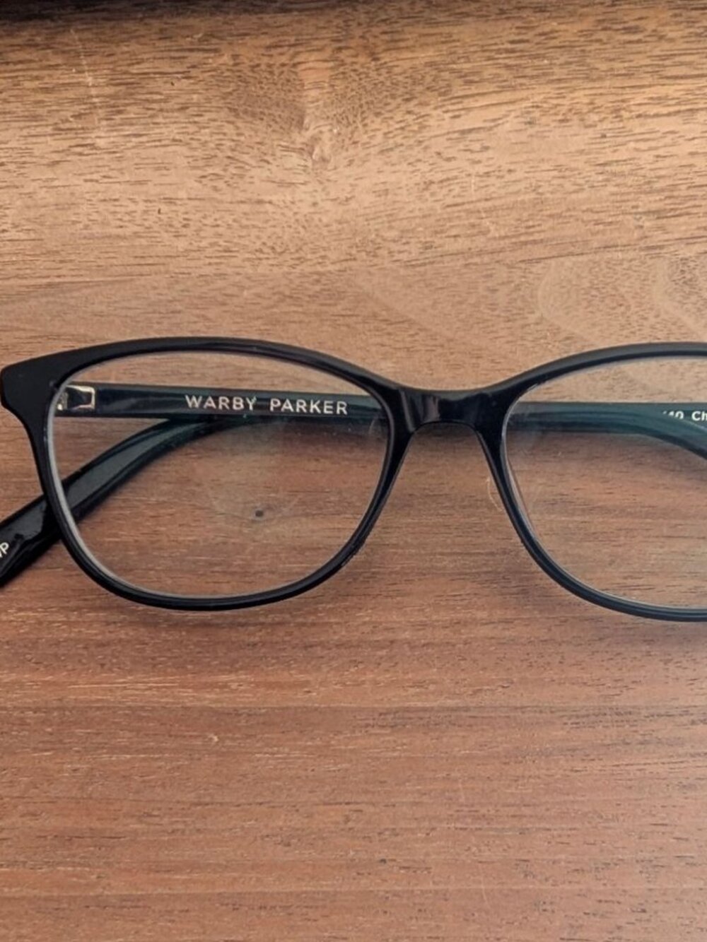 WARBY PARKER "Daisy" Eyeglasses in Jet Black: VG Condition